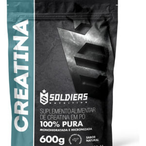Creatina Monohidratada 600g 100% Pura Soldiers Nutrition Sem Sabor