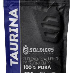 Taurina 500g 100% Pura Soldiers Nutrition