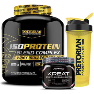 Kit Whey Iso Protein2kg+creatina300g+coqueteleira