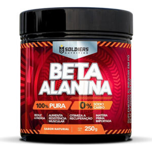 Beta Alanina 250g 100% Pura Soldiers Nutrition