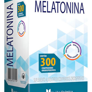 Melatonina União Química 300 Comprimidos Sabor Laranja