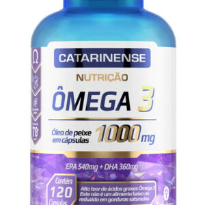 Ômega 3 EPA 540mg DHA 360mg Catarinense 120 Cápsulas