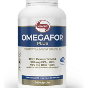 Ômega 3 Vitafor Omegafor Plus 240 Cápsula Epa Dha Sabor Sem Sabor